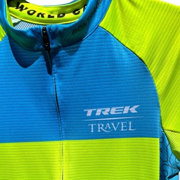 🌻Trek Travel Bontrager 20th Anniversary Fitted Cycling Jersey Men's Size Small - Picture 3 of 9